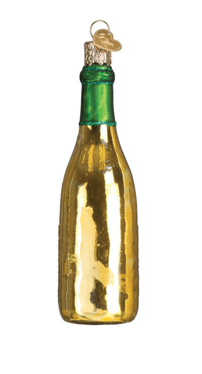White Wine Bottle Ornament - Old World Christmas