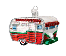 Load image into Gallery viewer, Travel Trailer (Camper) Ornament - Old World Christmas
