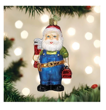 Load image into Gallery viewer, Handyman Santa Ornament - Old World Christmas
