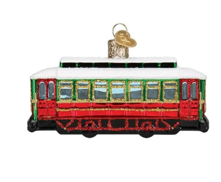 Trolley  Ornament - Old World Christmas