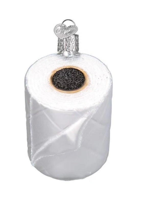 Toliet Paper Ornament - Old World Christmas