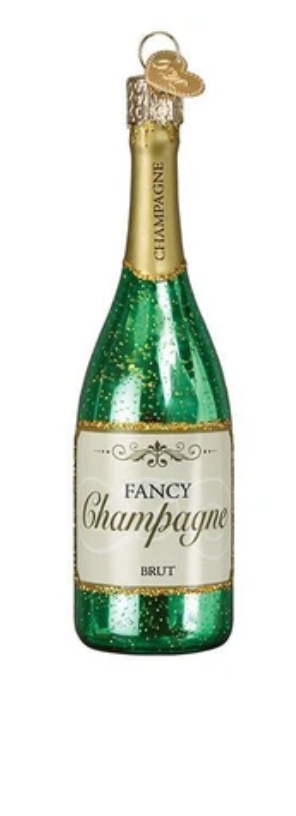 Champagne Bottle Ornament - Old World Christmas