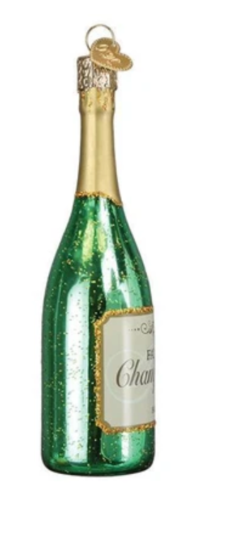 Champagne Bottle Ornament - Old World Christmas