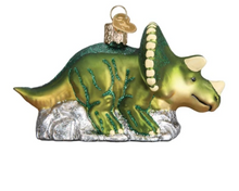 Load image into Gallery viewer, Triceratops Ornament - Old World Christmas
