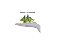 Load image into Gallery viewer, Triceratops Ornament - Old World Christmas
