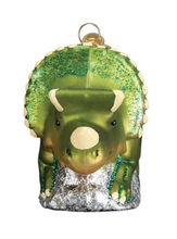 Load image into Gallery viewer, Triceratops Ornament - Old World Christmas
