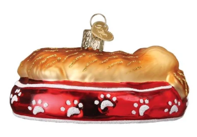 Sleeping Golden Retriever Ornament - Old World Christmas