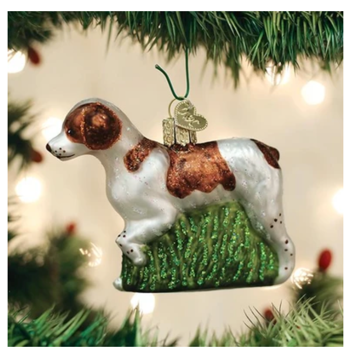 Brittany Spaniel  Ornament - Old World Christmas