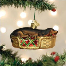 Load image into Gallery viewer, Sleepy Dachshund Ornament - Old World Christmas
