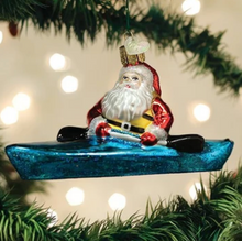 Load image into Gallery viewer, Santa in Kayak Ornament - Old World Christmas
