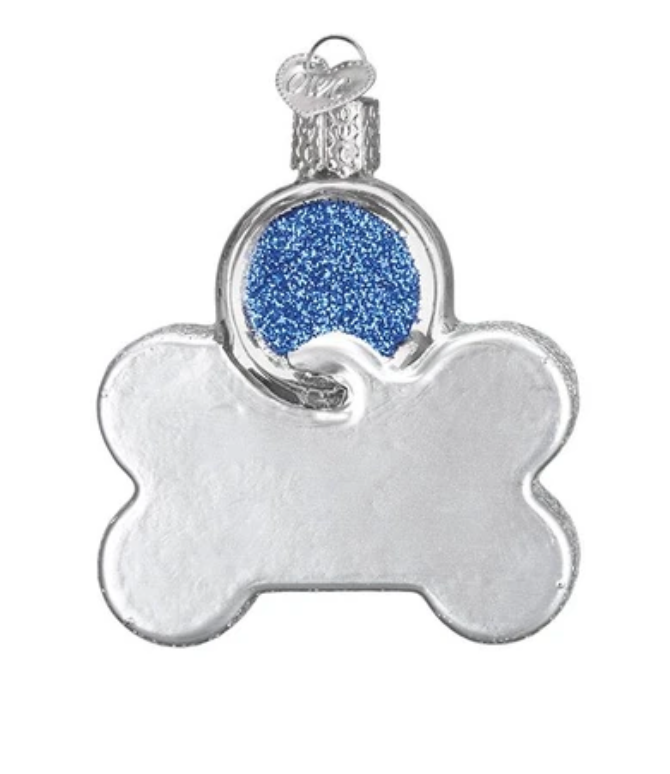 Dog Tag Ornament - Old World Christmas