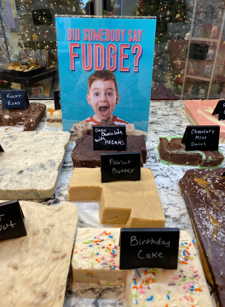 Dark Chocolate Caramel Sea Salt Fudge