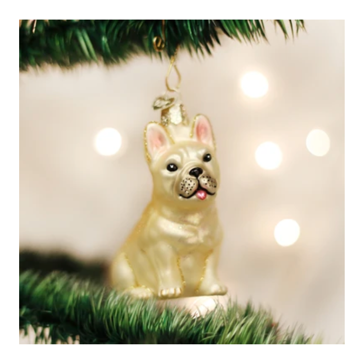 French Bulldog Ornament - Old World Christmas