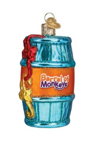 Load image into Gallery viewer, Barrel of Monkeys Ornament - Old World Christmas
