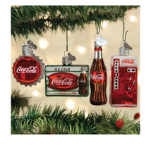 Load image into Gallery viewer, Coca-cola Mini Diner Set Ornament - Old World Christmas

