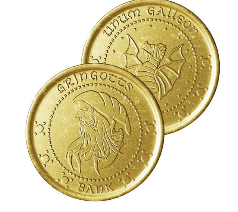 Harry Potter Gringotts' Galleon - Milk Chocolate .81 oz