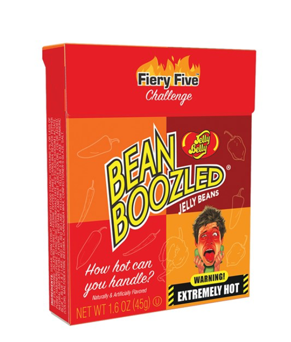 Bean Boozled Fiery Five Challenge - 1.6 oz Flip Top Box