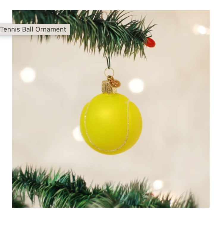 Tennis Ball Ornament - Old World Christmas