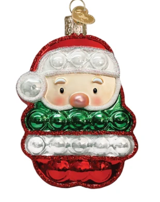 Santa Popper Ornament - Old World Christmas