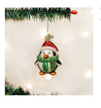 Load image into Gallery viewer, Playful Penguin Ornament - Old World Christmas
