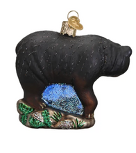 Load image into Gallery viewer, Black Bear Ornament - Old World Christmas
