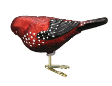 Load image into Gallery viewer, Strawberry Finch Ornament - Old World Christmas
