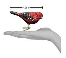 Load image into Gallery viewer, Strawberry Finch Ornament - Old World Christmas
