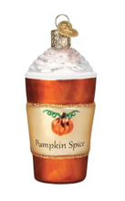 Load image into Gallery viewer, Pumpkin Spice Latte Ornament - Old World Christmas
