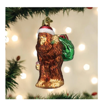 Load image into Gallery viewer, Santa Sasquatch Ornament - Old World Christmas
