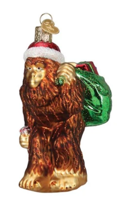 Santa Sasquatch Ornament - Old World Christmas