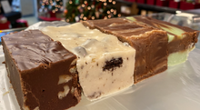 Load image into Gallery viewer, Fresh Fudge Sampler 20 oz - Four Fudge Flavors
