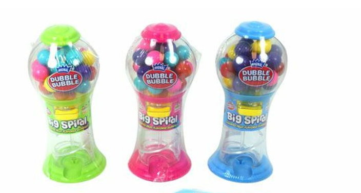 Dubble Bubble Big Spiral Mini Gumball Machine