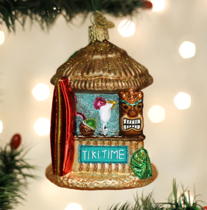 Tiki Hut Ornament - Old World Christmas