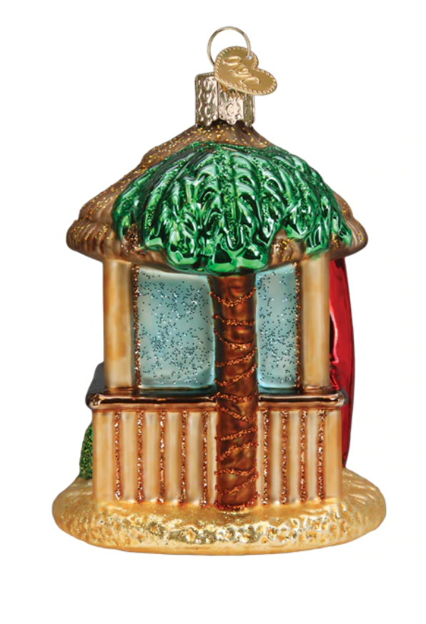 Tiki Hut Ornament - Old World Christmas