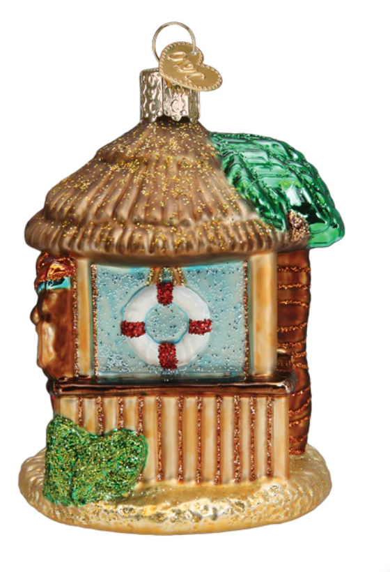 Tiki Hut Ornament - Old World Christmas
