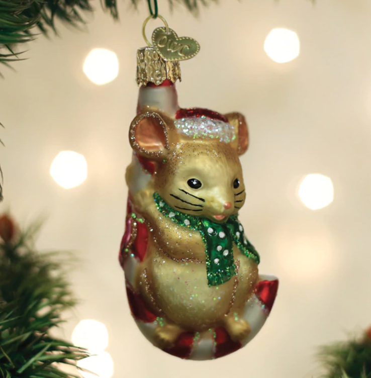 Christmas Mouse Ornament - Old World Christmas