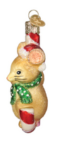 Load image into Gallery viewer, Christmas Mouse Ornament - Old World Christmas
