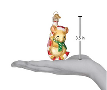 Load image into Gallery viewer, Christmas Mouse Ornament - Old World Christmas
