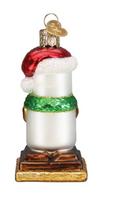 Load image into Gallery viewer, S&#39;Mores Snowman Ornament - Old World Christmas
