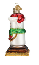 Load image into Gallery viewer, S&#39;Mores Snowman Ornament - Old World Christmas
