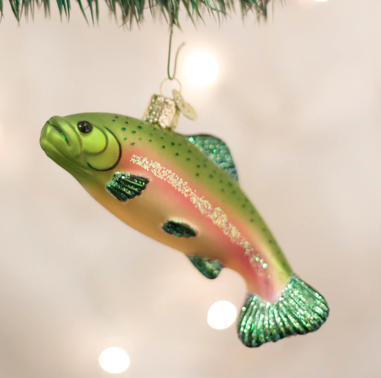 Rainbow Trout Ornament - Old World Christmas