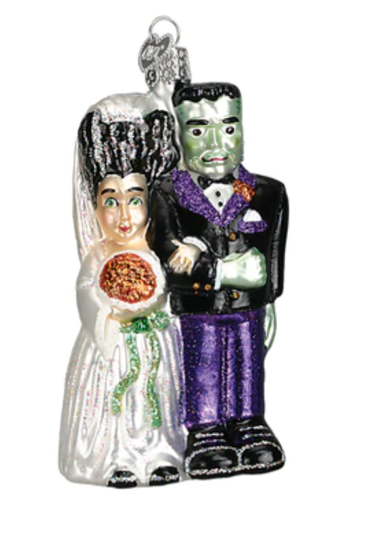 Frankenstein & Bride  Ornament - OWC