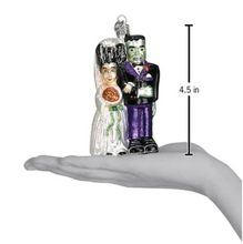 Load image into Gallery viewer, Frankenstein &amp; Bride  Ornament - OWC

