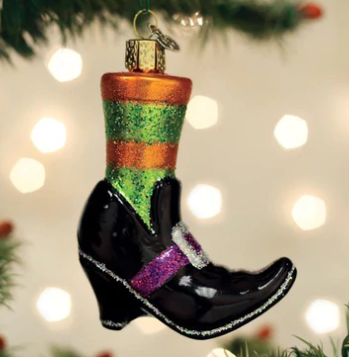 Witch's Shoe Ornament - OWC