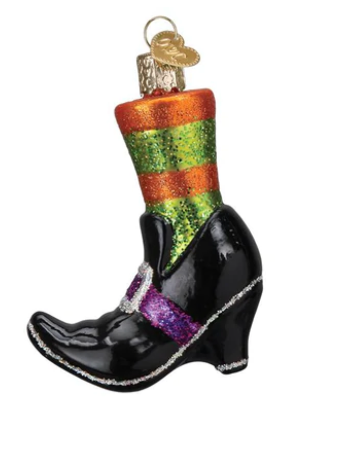 Witch's Shoe Ornament - OWC