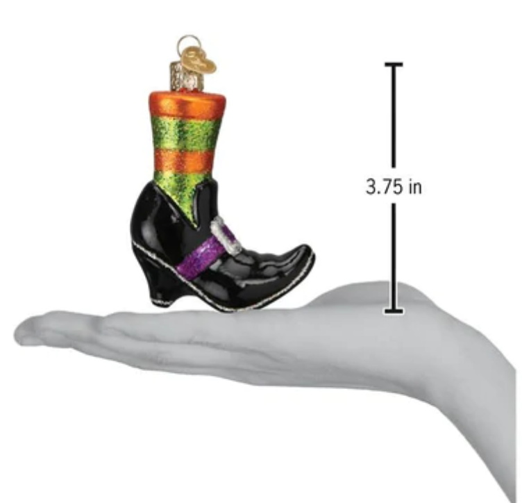 Witch's Shoe Ornament - OWC
