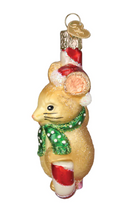 Load image into Gallery viewer, Christmas Mouse Ornament - Old World Christmas
