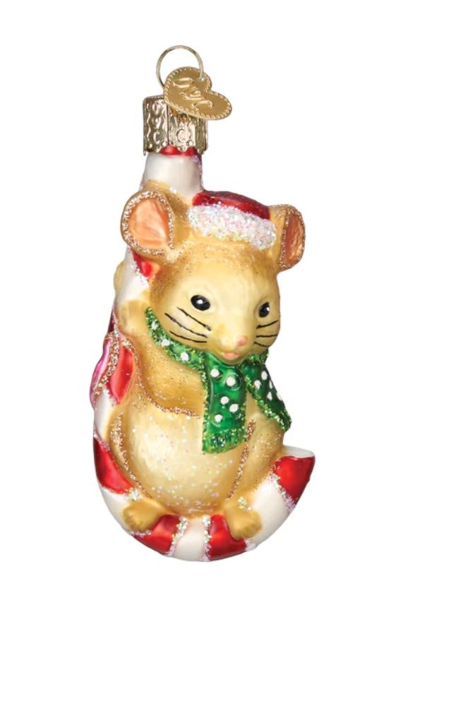 Christmas Mouse Ornament - Old World Christmas