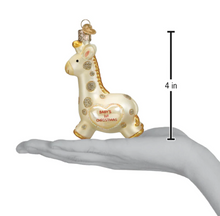 Load image into Gallery viewer, Baby&#39;s First Christmas Giraffe Ornament - Old World Christmas

