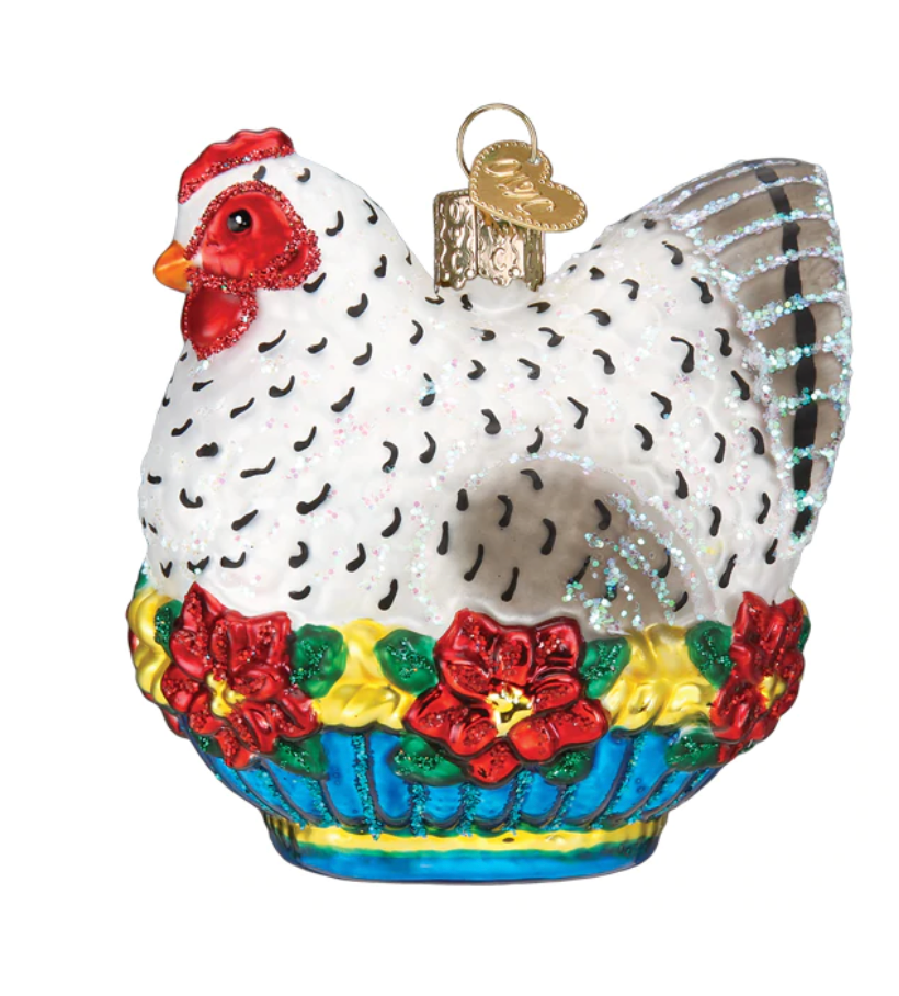 French Hen Ornament - Old World Christmas